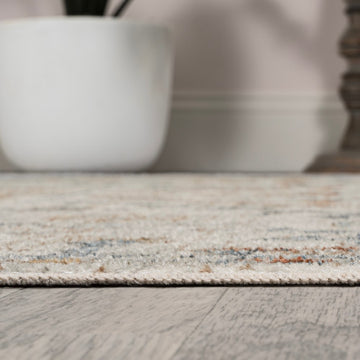 Shaemus Bohemian Medallion Low-Pile Machine-Washable Area Rug